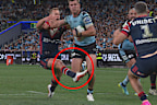 Daly Cherry-Evans will be sweating after being put on report for a kicking motion on Teig Wilton.