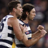 Geelong lift off the canvas to beat Tigers in thriller