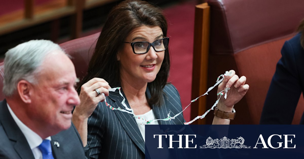 Senate’s longest query time ever sees Mintie wrapper necklaces and sledging as authorities refuses to launch jobs for mates report
