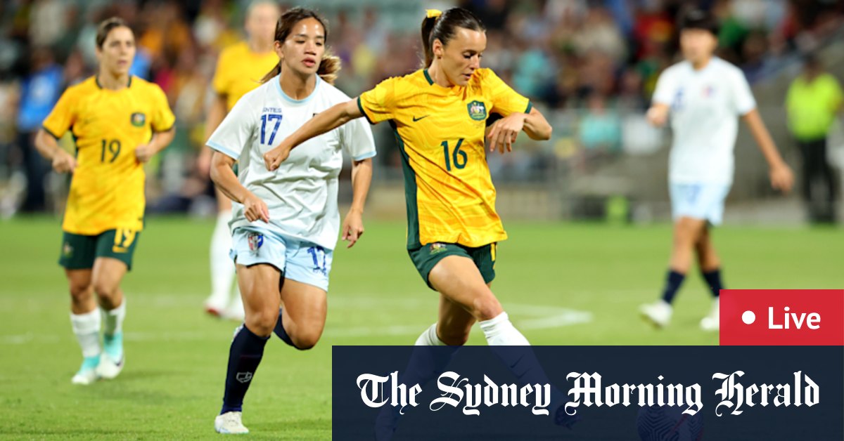 Matildas Olympic qualifiers LIVE updates Australia v Chinese Taipei results, scores, kick off
