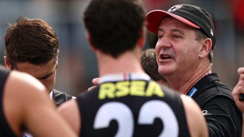 Ross Lyon addresses St Kilda’s performance, media “noise” and pressure after 0-2 start to season