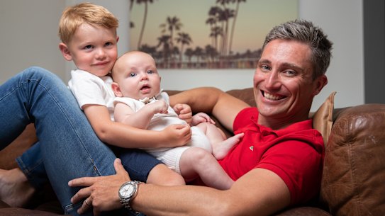 Trent Duffield will shortly take his third period of primary carer’s parental leave.