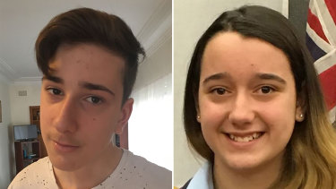 The slain children: Jack, 15, and Jennifer Edwards, 13.