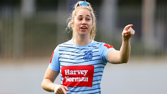 NSW captain Kezie Apps.