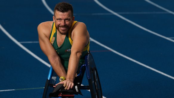 Humble: Paralympics legend Kurt Fearnley.