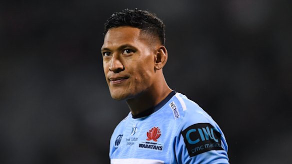 Decision pending: Israel Folau will face a Rugby Australia code of conduct hearing this weekend.