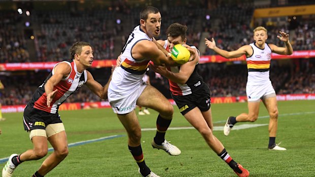 Crows co-captain Taylor Walker kicked four goals.