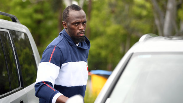 On trial: Usain Bolt turned down an offer to play in Malta to remain in Australia.