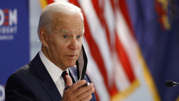 Democratic presidential candidate, former vice-president Joe Biden.