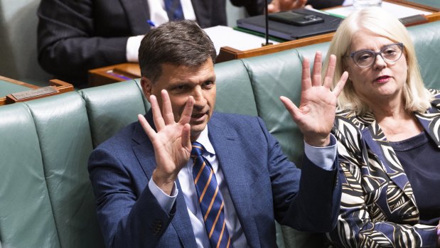 Shadow treasurer Angus Taylor argues Labor’s move on franking credits constitutes a broken promise.