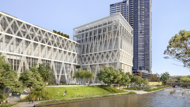 An artist’s impression of the Parramatta Powerhouse.