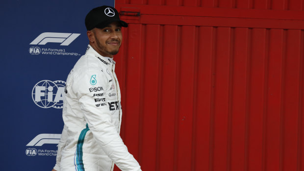 Pole position: Lewis Hamilton.