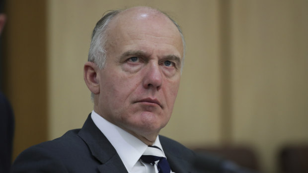 Coalition senator Eric Abetz, pictured, is a staunch defender of John Lloyd, who served him as public service commissioner.