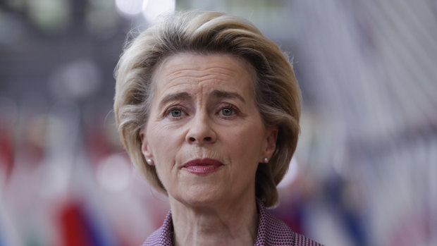 European Commission President Ursula von der Leyen says Europe “means business” on having its contracts honoured.