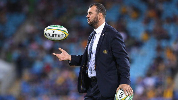 More pain: Defeat to South Africa was the eighth loss in 10 matches for Michael Cheika and the Wallabies.