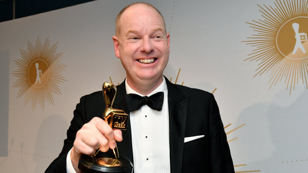 2019 Gold Logie winner Tom Gleeson. 