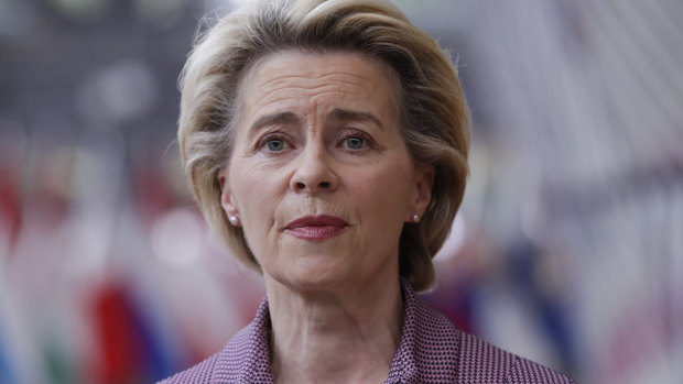 European Commission President Ursula von der Leyen says Europe “means business” on having its contracts honoured.