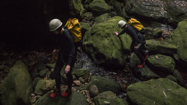 Canyoning has grown in popularity, but can be dangerous following rain. 