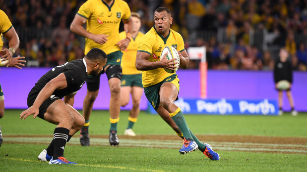 Kurtley Beale was one of Australia's best in the big win over the All Blacks in Perth.