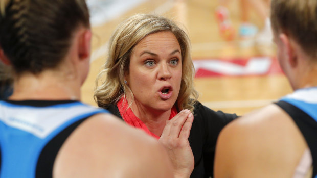 NSW Swifts coach Briony Akle has urged NRL players to "see the bigger picture" over the code's pay cut debacle.  