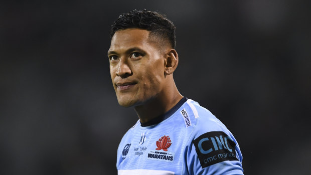 Decision pending: Israel Folau will face a Rugby Australia code of conduct hearing this weekend.