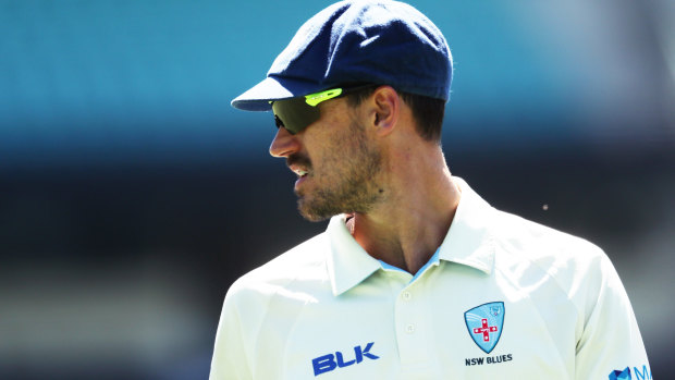 Mitchell Starc put himself back in the selection spotlight with his late spell on Wednesday.