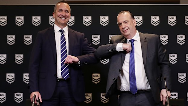 Andrew Abdo and Peter V’landys have helped change the perception of head office among the clubs.