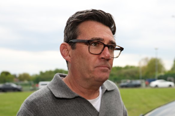 Greater Manchester Mayor Andy Burnham at a  charity football match last week.