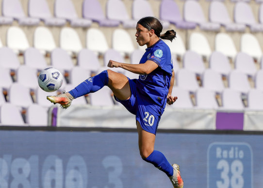 Matildas star Sam Kerr is contracted to Chelsea, which is set to join the breakaway Super League.