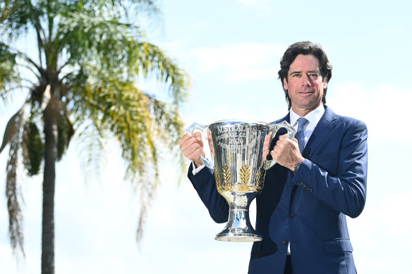 AFL supremo Gillon McLachlan hosted a knees-up for the rich and famous