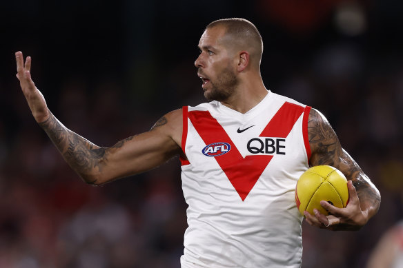 It’s been a big year for Lance Franklin at Sydney.