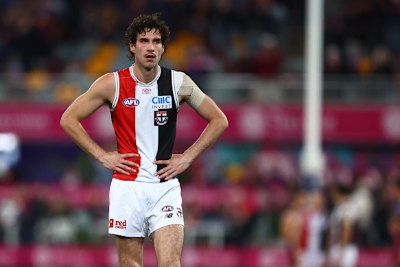 St Kilda spearhead Max King.