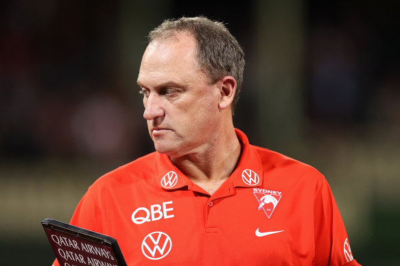 Sydney coach John Longmire.