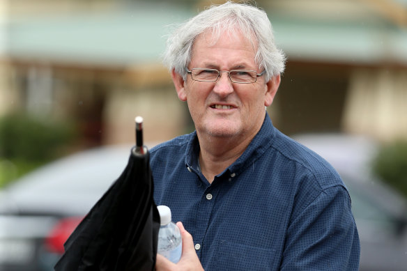 Martin Parish attends the inquest into William Tyrrell's disappearance at Taree Local Court on Monday,