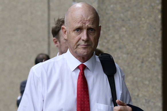 Former senator David Leyonhjelm outside the Federal Court in May.