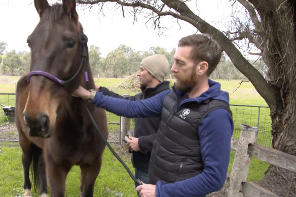 SAS medic turned army sergeant Dusty Miller who, with SAS psychologist Mark Mathieson, has launched Mounted Missions. 