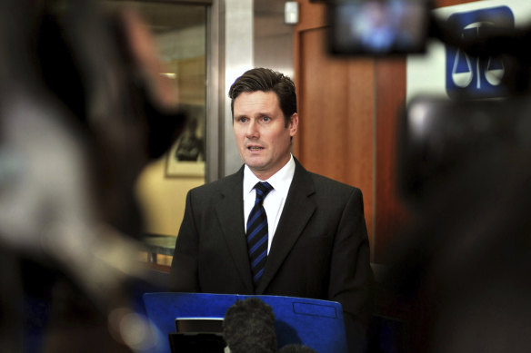 Keir Starmer in 2010, when he was the director of public prosecutions.