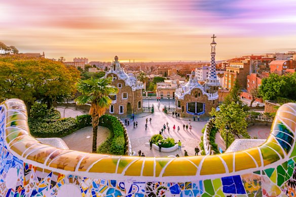 Barcelona from Park Guell.