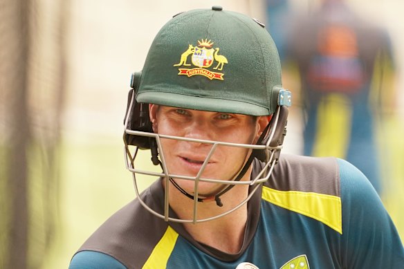 Unfinished business: Steve Smith.