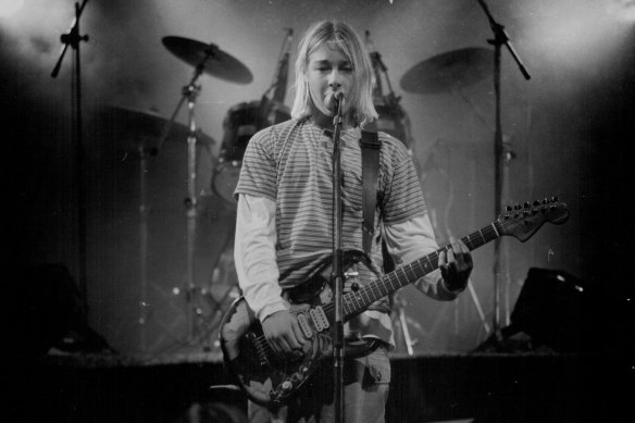 Johns on stage in 1994 at the finals of Youth Rock.