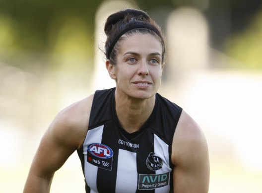 Ash Brazill of Collingwood