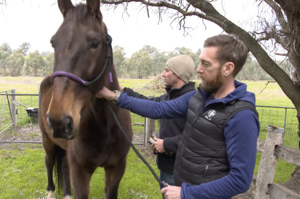 SAS medic turned army sergeant Dusty Miller who, with SAS psychologist Mark Mathieson, has launched Mounted Missions to try to help soldiers traumatised by their experiences.