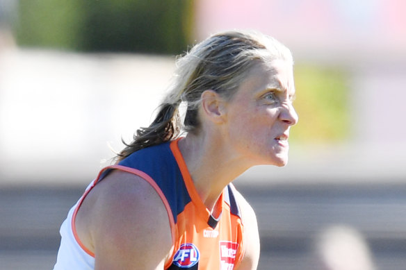 Cora Staunton was imposing up forward for the victorious Giants. 