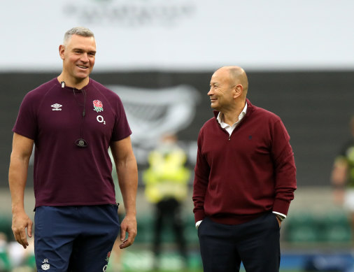 Jason Ryles during his days with  Eddie Jones at England rugby.