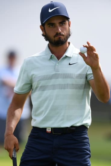 Momentary relief: Abraham Ancer was saved by ex-Fairfax snapper Steve Christo.