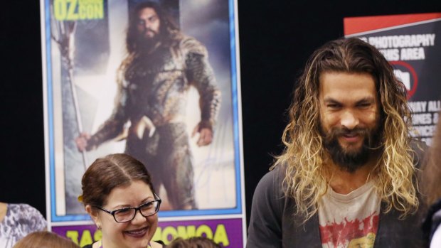 Jason Momoa, star of DC's Aquaman which came to film on the Gold Coast last year.