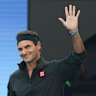 Roger Federer, his star undiminished six years after his last Australian Open as a competitor.