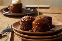 Sticky date pudding with rich caramel sauce is a perfect treat for those avoiding gluten.