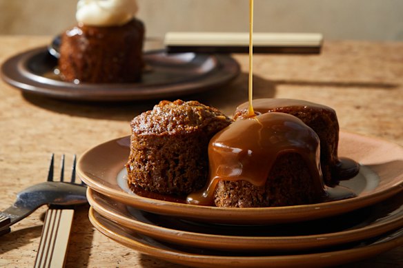 Sticky date pudding with rich caramel sauce is a perfect treat for those avoiding gluten.