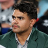 Latrell Mitchell returns from suspension on Saturday evening.